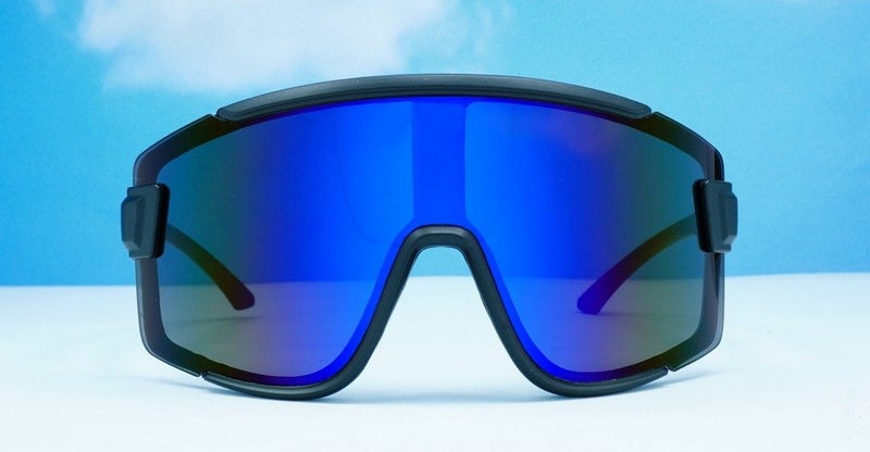 Retro Sports Sunglasses- Blue Carousel 1