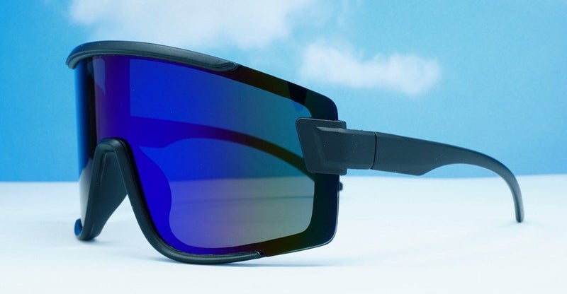 Retro Sports Sunglasses- Blue Carousel 2