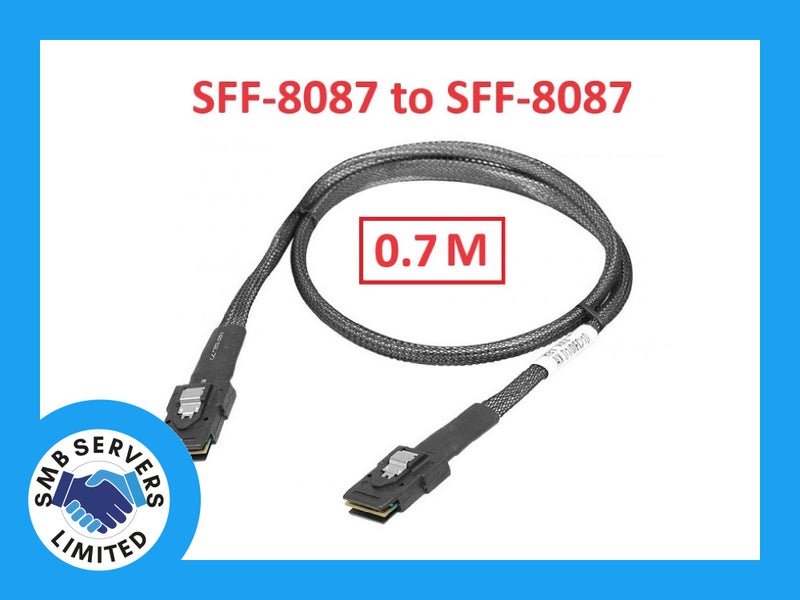 Generic SAS SFF-8087 to SFF-8087 Backplane Cable 0.7m Carousel 1