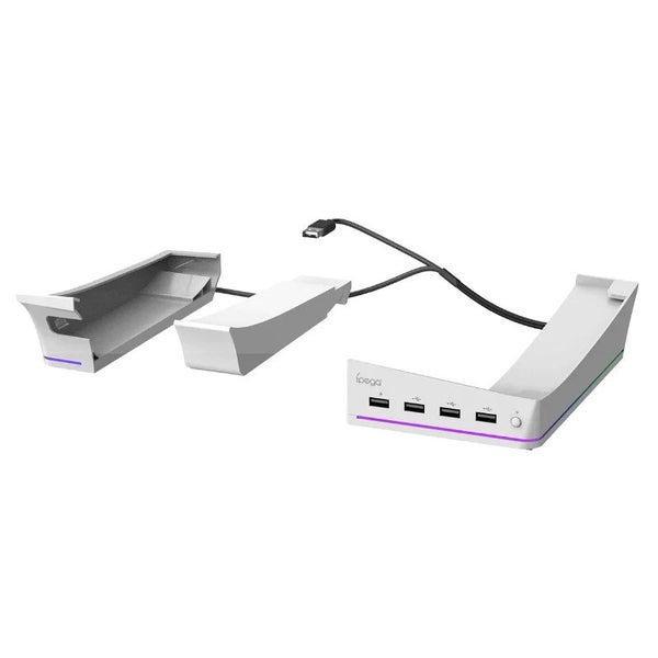 14 Light Mode Ps5 Slim Stand With 4 Usb Hubs Carousel 2