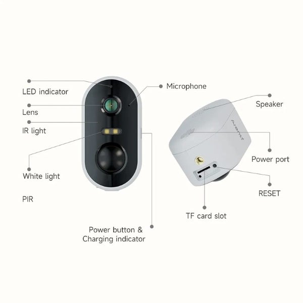 Wireless Outdoor Security Camera & Solar Panel 2K Nigh Vision With Spotlight Carousel 4