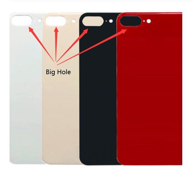 iPhone 8 Plus Glass Battery Cover with Adhesive - Red Carousel 1