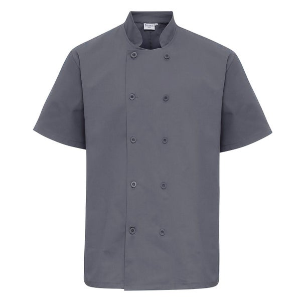 Premier Mens Short-Sleeved Chef Jacket Carousel 1