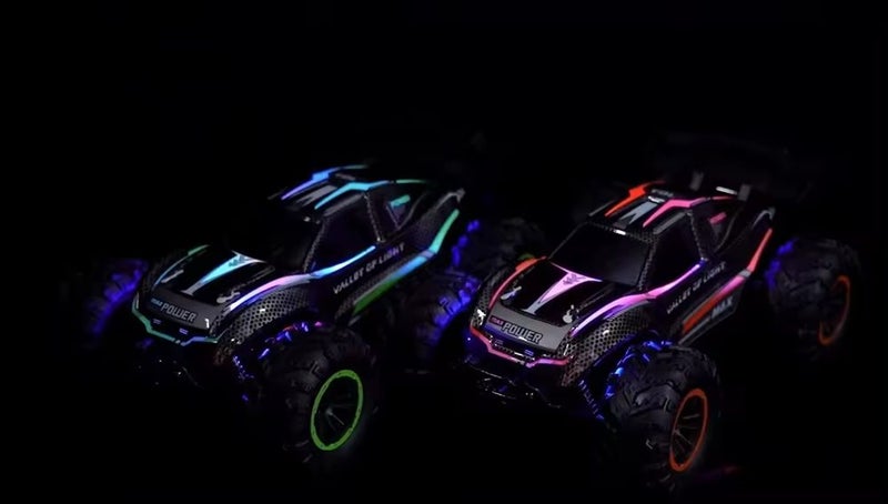 1/10 RC Car - Ready to Run -With Lights - Controller - 2.4GHz Carousel 3