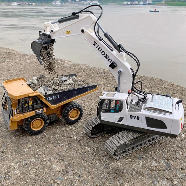 Remote Control Excavator Toy New Carousel 6