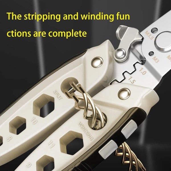 Multifunctional Wire Stripping Pliers, Special For Electrician, Wire Carousel 7