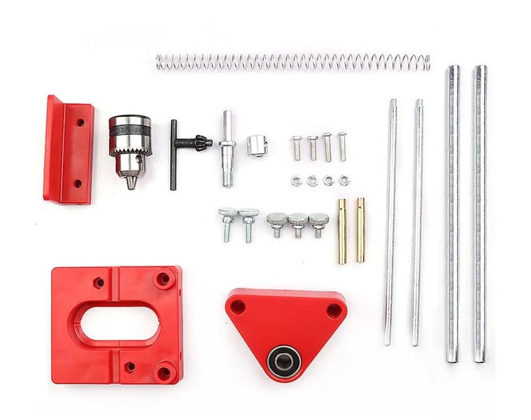 Adjustable Drill Guide Attachment, Portable Drill Press with 1/4” Chuck Carousel 7
