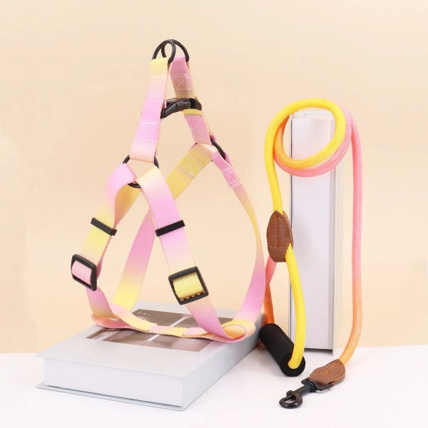 Supet No Pull Dog Harness Reflective Nylon Vest L-Shaped Adjustable Carousel 2