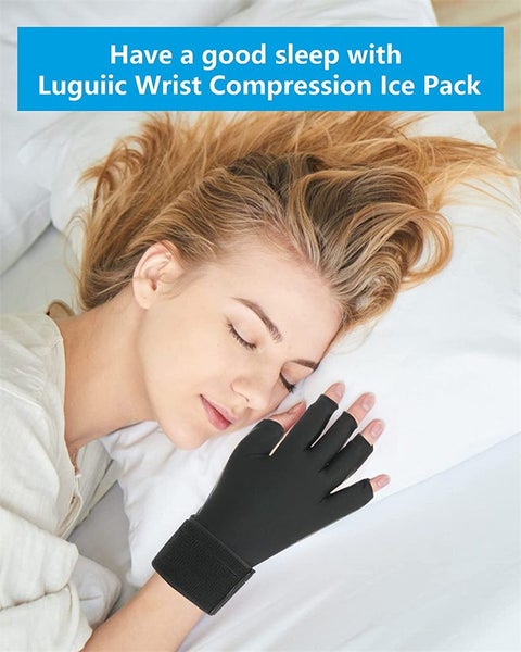 Finger Arthritis Ice Glove,Hand Wrist Ice Pack Strap Hot & Cold Therapy Gel Pack Carousel 7