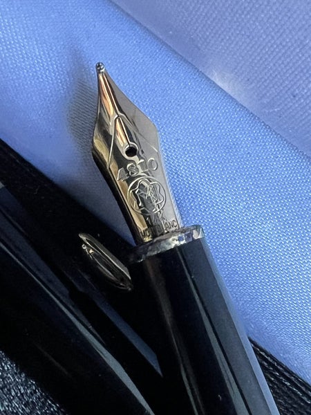 Vintage Mont Blanc Meisterstuck Fountain Pen & Mechanical Pencil W/Box Carousel 2