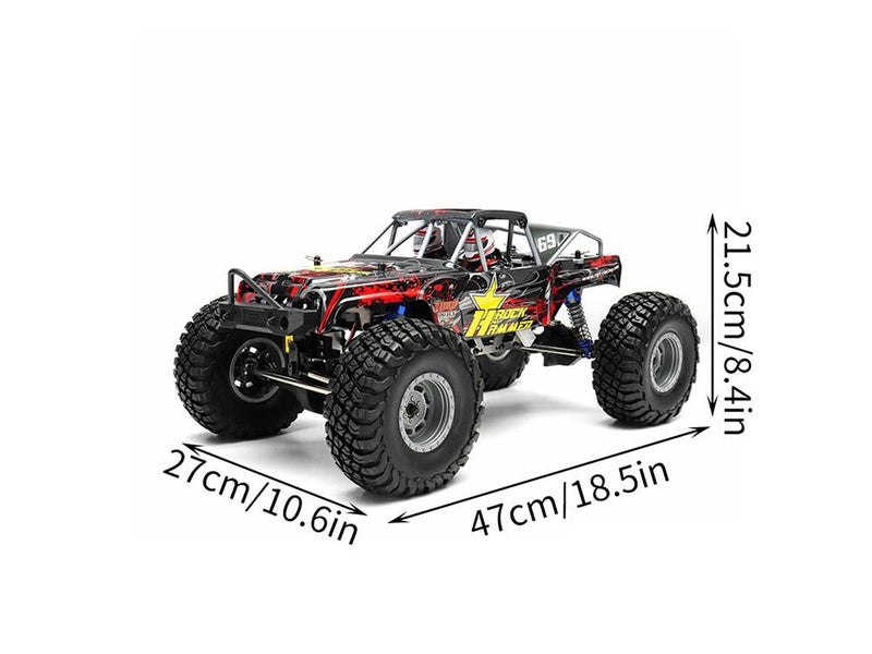 1/10 RC Truck Rock Crawler Hobby Grade Racing Car Electric Remote Control Car Carousel 2