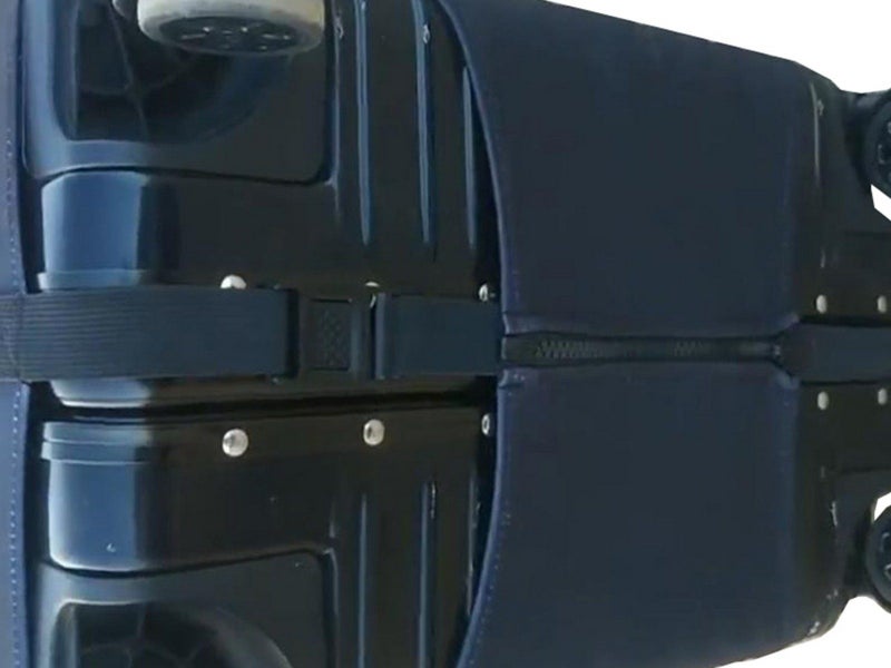 Travel Luggage Cover Orange Round Logo Travel Suitcase Protective Cover M Carousel 2