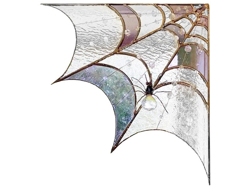 2 X Spiderweb Door Topper Frame Ornament Spider Web Window Wall Hanging Carousel 2