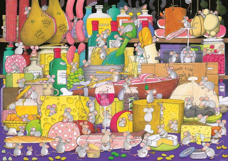 Piatnik Supervised Feast Jigsaw Puzzle (1000 Pieces) Carousel 1