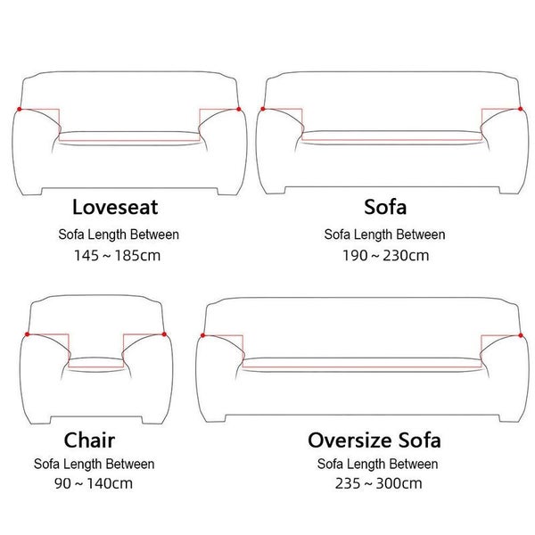 Stretch Sofa Cover Vintage Embossed Flower Slipcover for Couch Chair-Beige Carousel 4