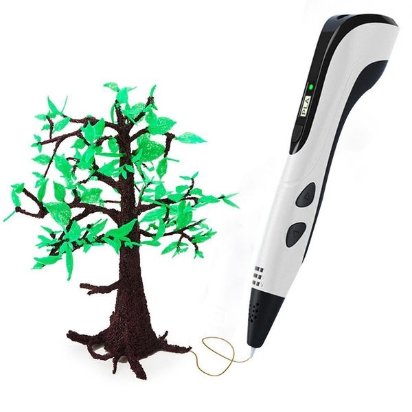 Toy 3D Printing Pen DIY Drawing Pen Creative Toy 10 Colors for Kids Adult -White Carousel 2