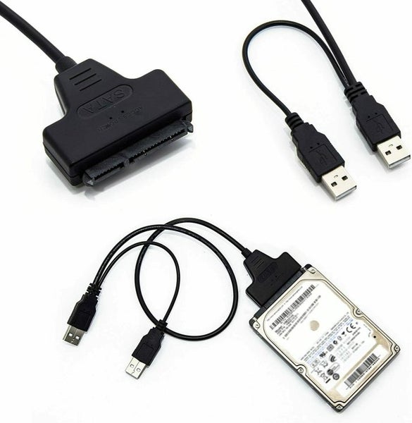 USB To SATA 15+7 pin Adapter Cable Carousel 1
