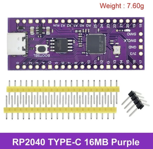 Pico Board RP2040 Lite Microcomputers High-Performance Cortex-M0+ Processor Carousel 1