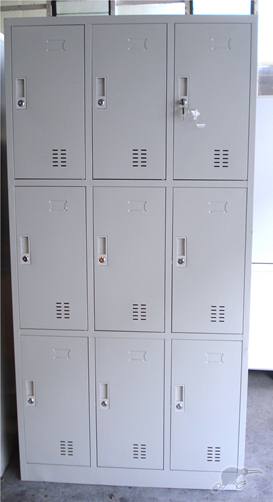 *brand new* 9 bay staff locker--Grey Carousel 1