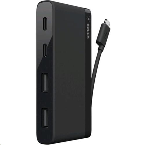 Belkin USB-C 4 Port Mini Hub [F4U090BTBLK] Carousel 1