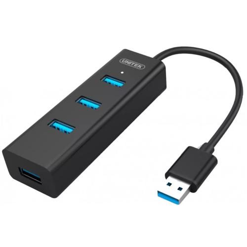 Unitek 4 Port USB 3.0 Hub Super Speed Data Transfer Rate up to 5Gbps - Plug & Carousel 1