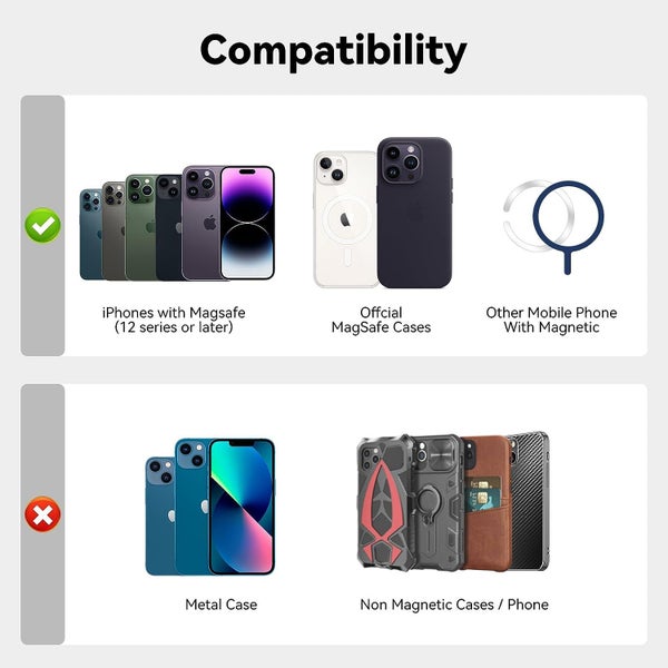 iPhone Magsafe Wallet Case for iPhone 16/15/14/13/12 Carousel 2