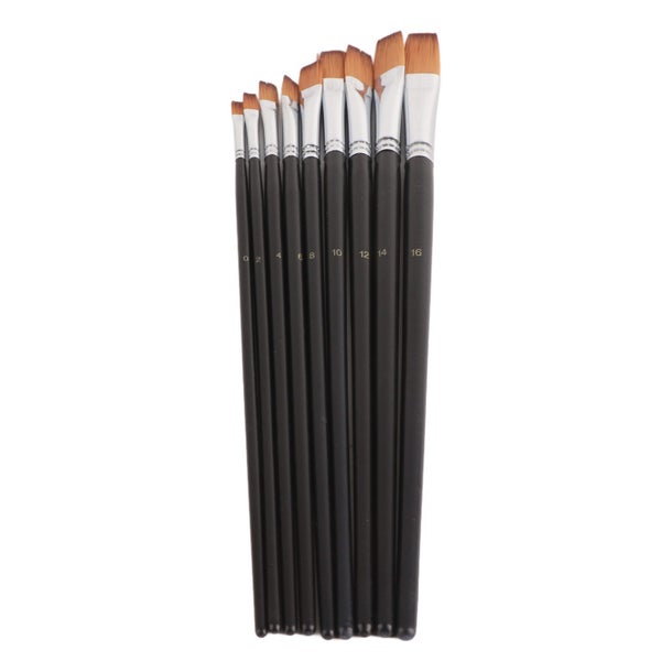 paint brushes nylon paint brushes art brushes 9 PCS Artist Professional Nylon Carousel 2