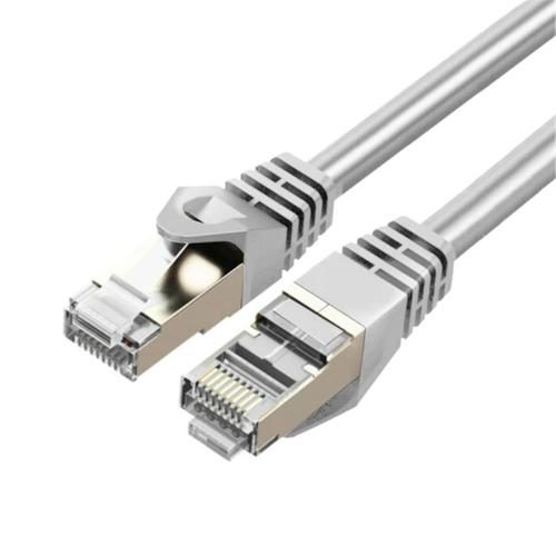 Cruxtec Cat7 Ethernet Cable - 1m - Ivory 10Gb / SFTP Triple Shielding / Oxygen Carousel 1