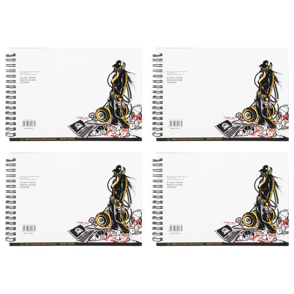 drawing book painting paper drawing paper student drawing book marker paper 4PCs Carousel 5