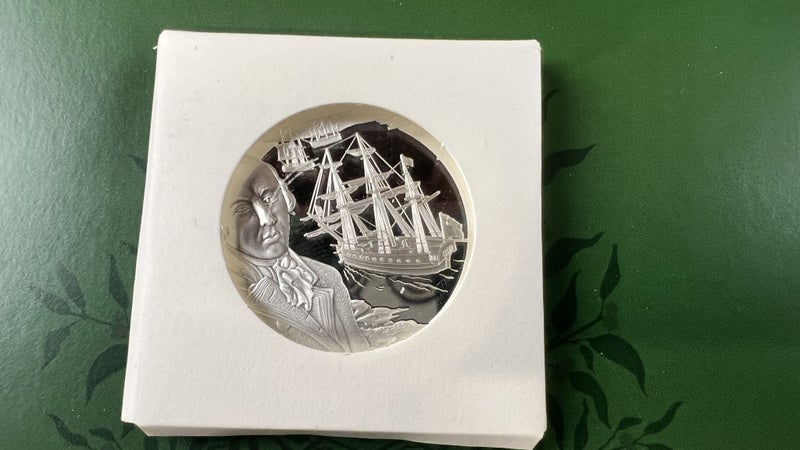 Cook Islands "Governor Philip The First Fleet" Proof .925 Silver Coin - Lot Q344 Carousel 2