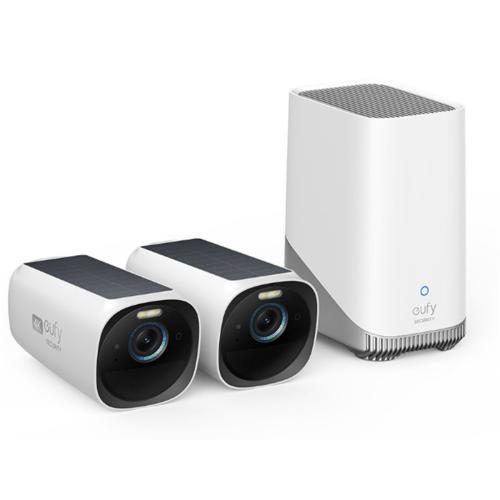 Eufy Security eufyCam 3 (S330) 4K Outdoor Wire-Free Smart Solar Camera Kit Carousel 1