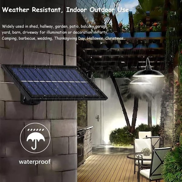 2 Head Solar Pendant Light Carousel 2