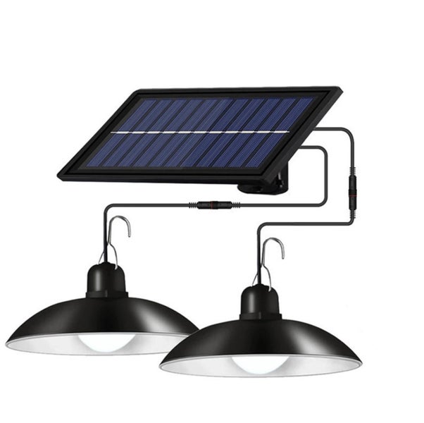 2 Head Solar Pendant Light Carousel 7