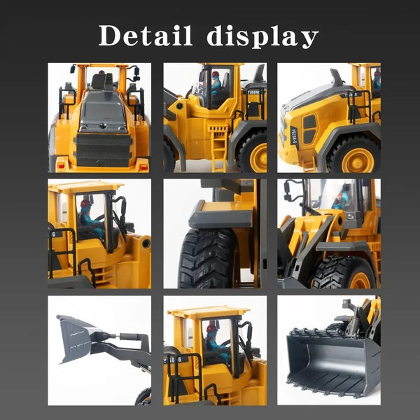 9 Channel Remote Control Construction Bulldozer Toy Carousel 5