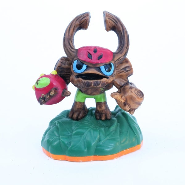 Skylanders Giants - Sidekick Barkley - ORANGE BASE - RARE Side Kick mini Carousel 1