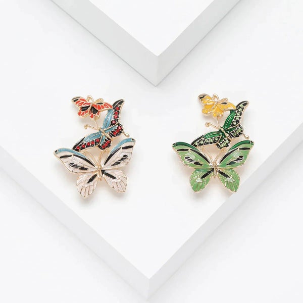 Butterfly Enamel Pin Party Accessory For Women Carousel 2