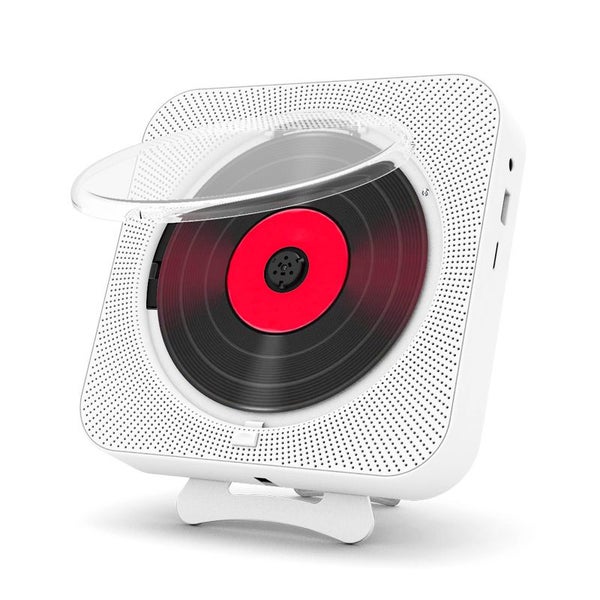 Portable CD Player,Desktop Bluetooth CD Player,Supports CD/FM Radio/USB/AUX Carousel 1