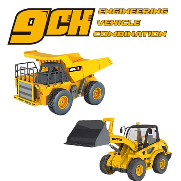 HUINA 1515 Bob Cat & Dump Truck Set 1:24 Remote Control RC (Hui Na) Carousel 2