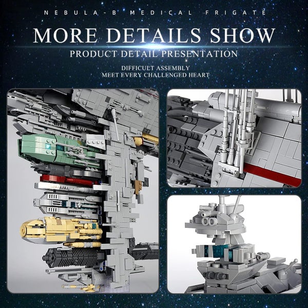 Nebulon-B Frigate - 6388 pieces - MouldKing: Space image 6