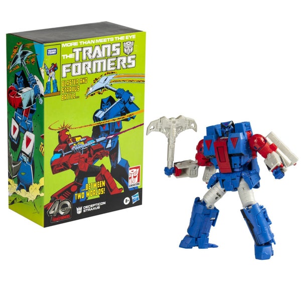 Transformers Leader Class: 40th Anniversary Comic Edition Decepticon Straxus Carousel 1
