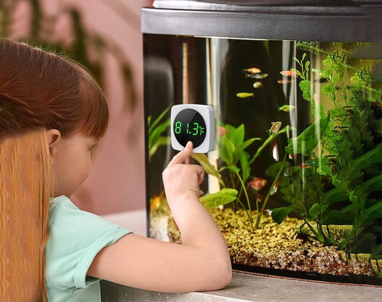 Aquarium Thermometer, Fish Tank Thermometer, Reptile Thermometer Digital Carousel 2