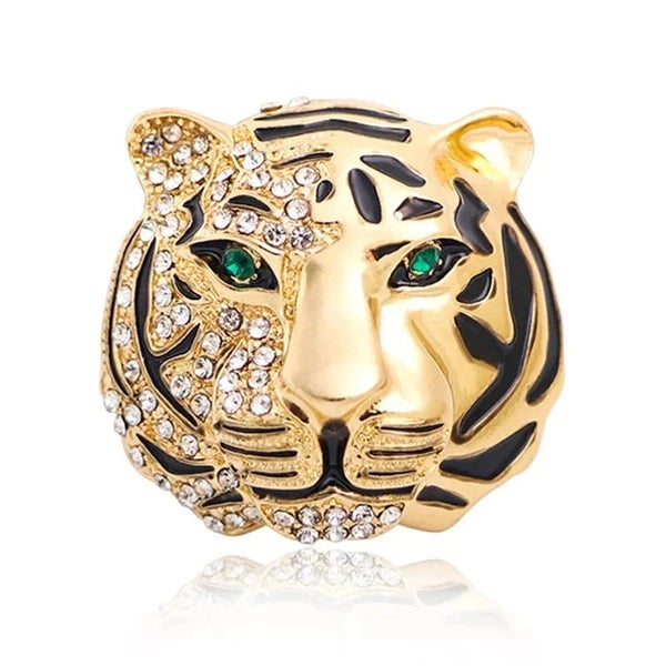2022 Year Of The Tiger Rhinestone Brooch Brand Carousel 2