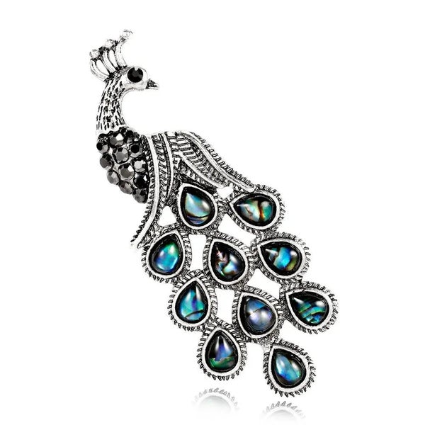 Abalone Shell Lapel Pin Luxury Insect Brooch For Women Carousel 2