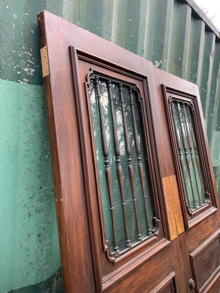 Wooden Doors NZ Native Retro / Vintage Pair c1920s ex Bank Carousel 2