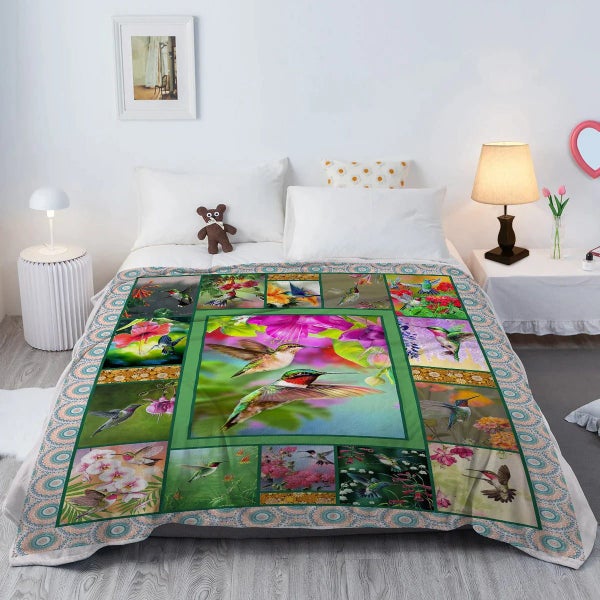 Soft Plush Floral Throw Blanket For Sofa Bed And Couch Carousel 2