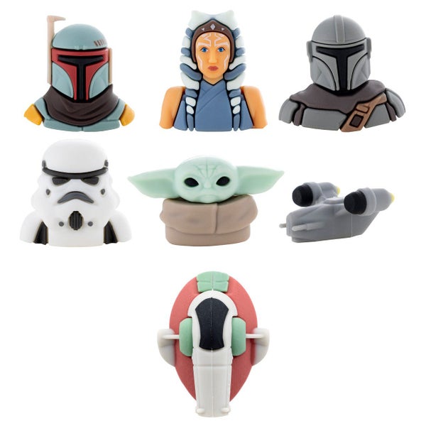6 x Star Wars Mandalorian Finders Keepers Gummies & Surprise 28g Carousel 2