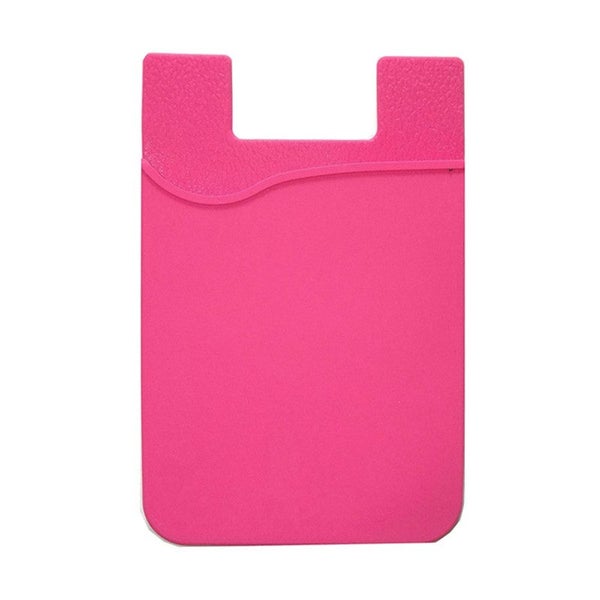 Silicone Credit Card Phone Holder - Fushia Carousel 1