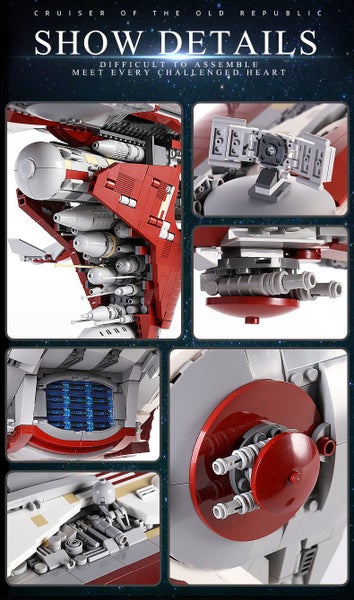 Old Republic Cruiser - 8338 pieces - MouldKing: Space image 5