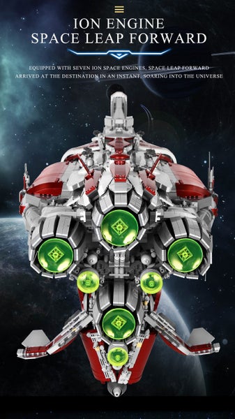 Old Republic Cruiser - 8338 pieces - MouldKing: Space image 9