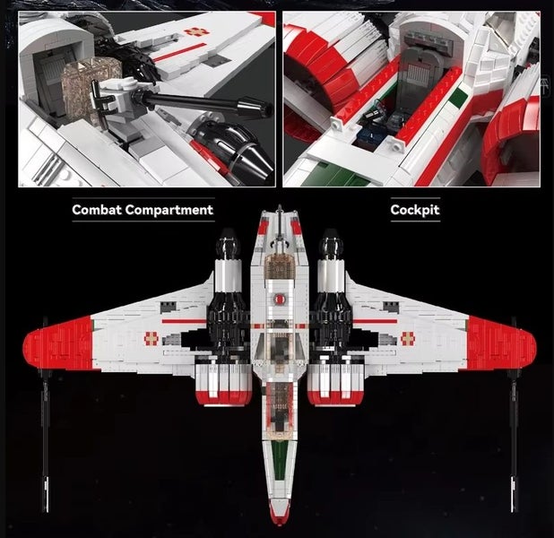 ARC-170 Starfighter Model - 4698 pieces - MouldKing: Space Carousel 2